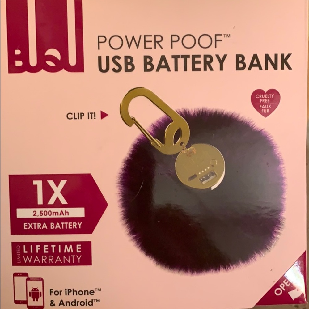 BEUNIQUE POWER POOF USB battery bank